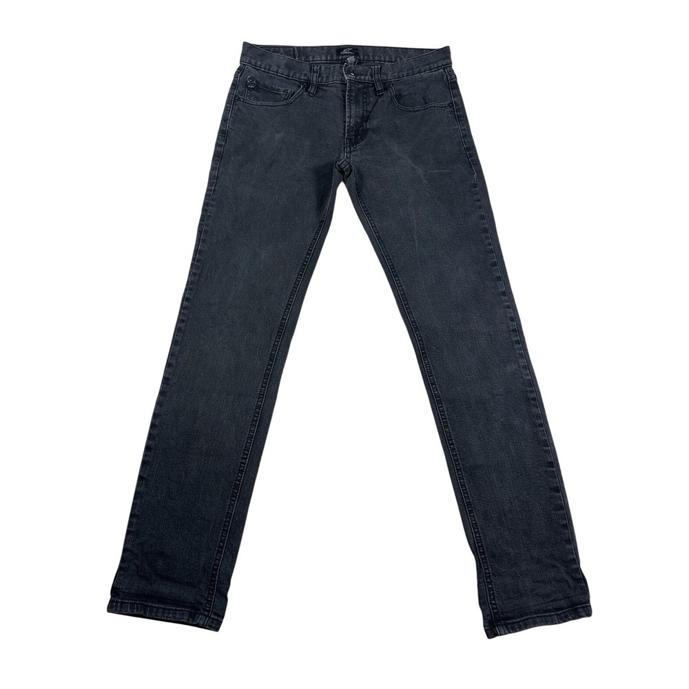 Alpinestars Mens Slim Fit Faded Black‎ Denim Jeans Size 30 Moto Biker RN101452